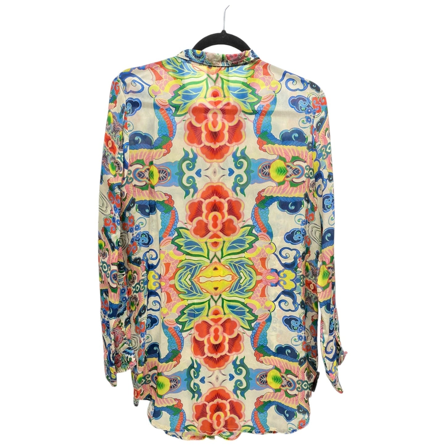 Top Long Sleeve Designer By Johnny Was In Multi-colored, Size: M