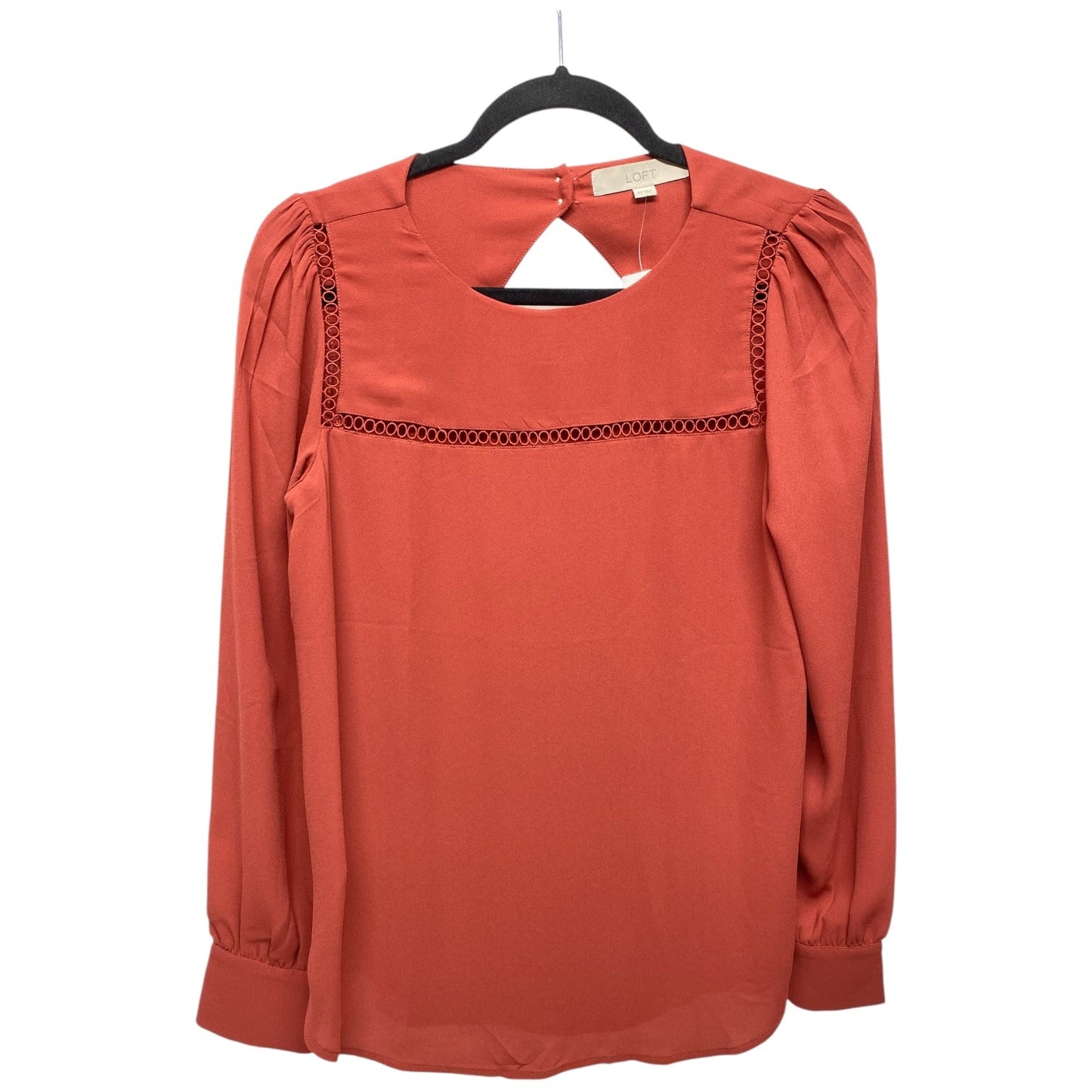 Top Long Sleeve By Loft In Red, Size: Xs