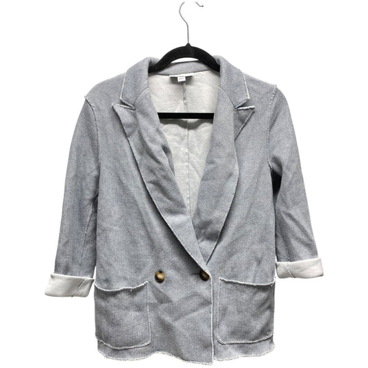 Blazer By Topshop In Blue & White, Size: 2