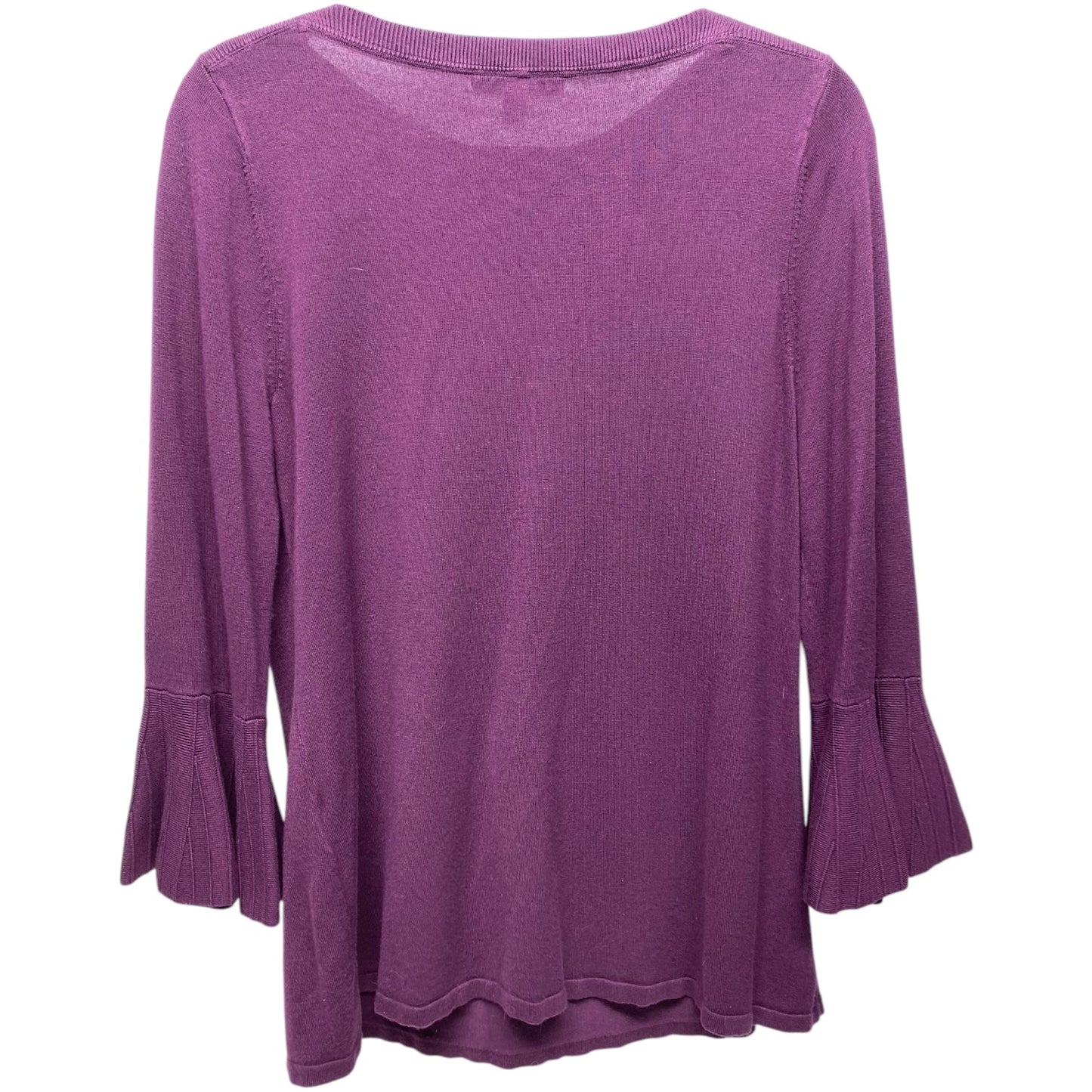 Top Long Sleeve By 41 Hawthorn In Purple, Size: M