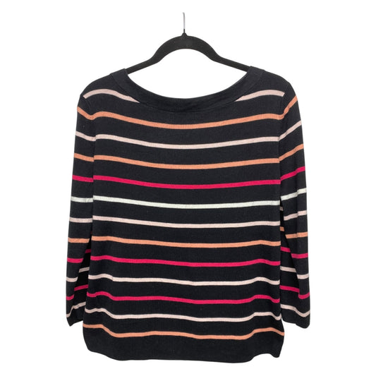 Top Long Sleeve By Talbots In Striped Pattern, Size: Xl