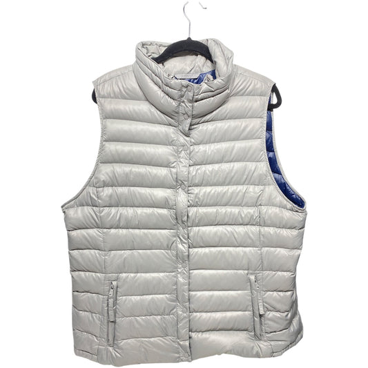 Vest Puffer & Quilted By Gap In Grey, Size: Xxl