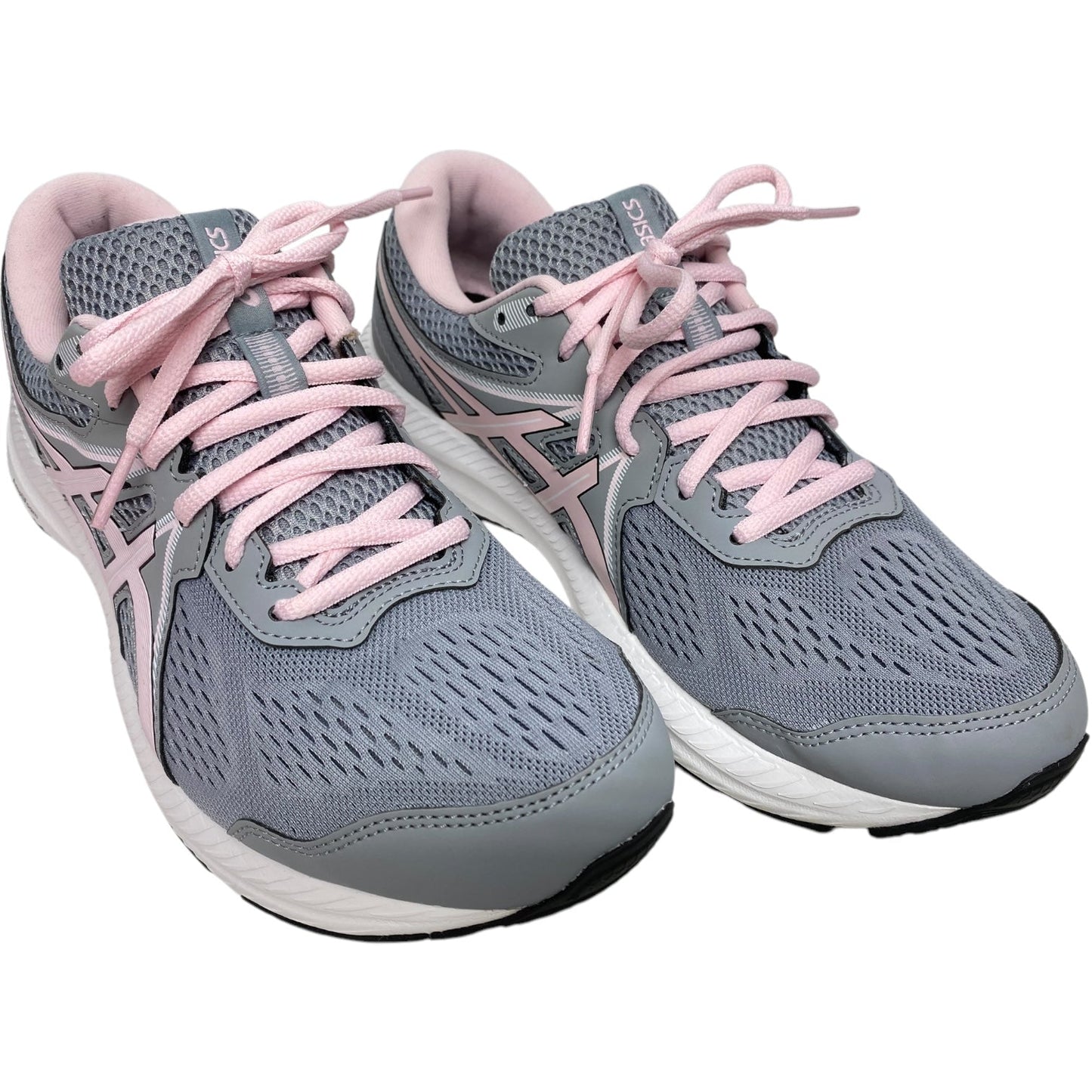 Shoes Athletic By Brooks In Grey & Pink, Size: 10