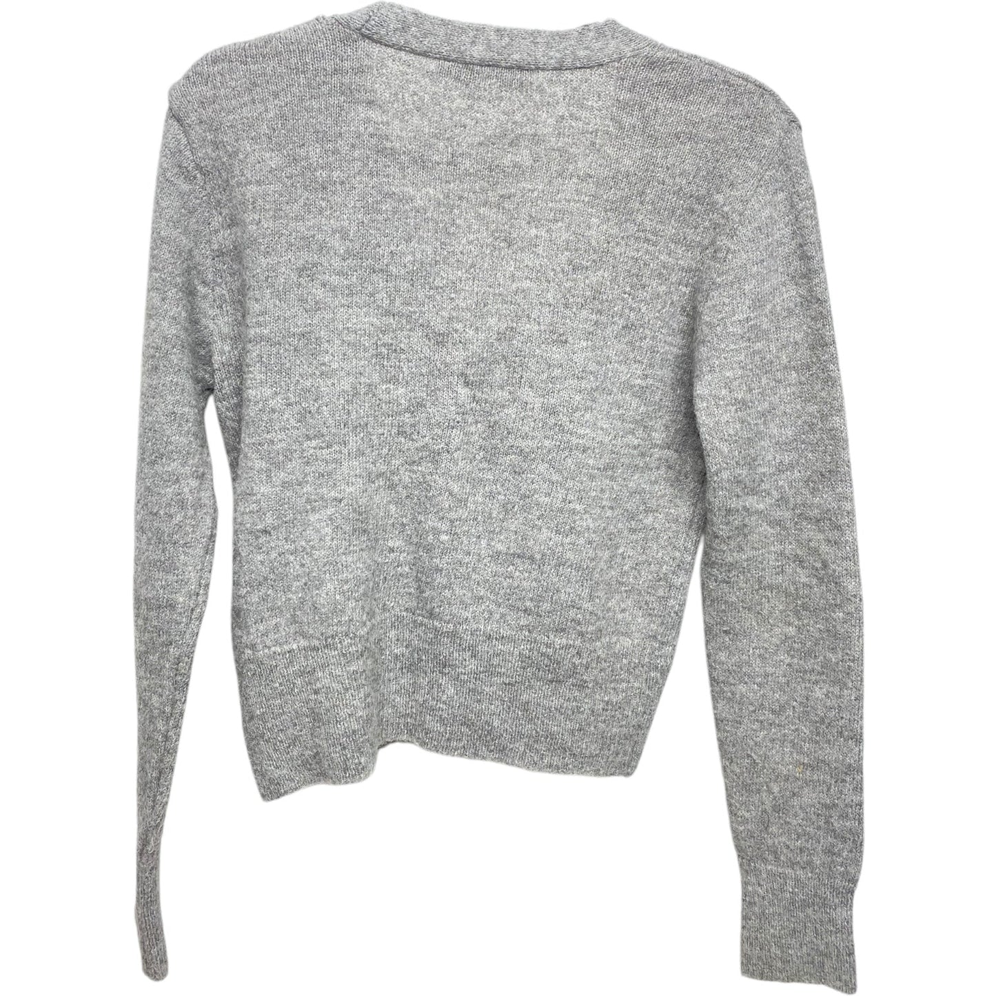 Sweater Cardigan By Zara In Grey, Size: M