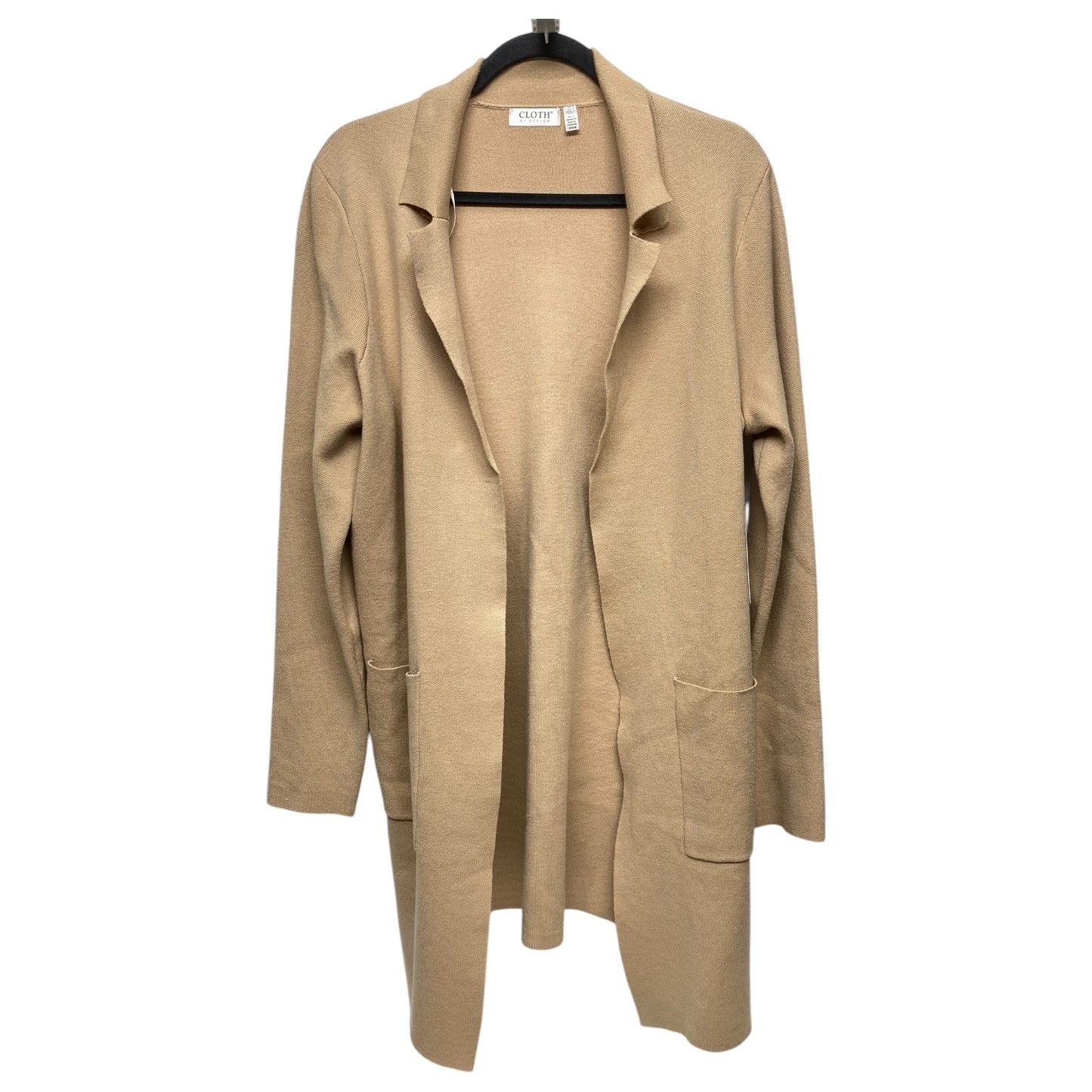 Cardigan By Clothes Mentor In Tan, Size: M