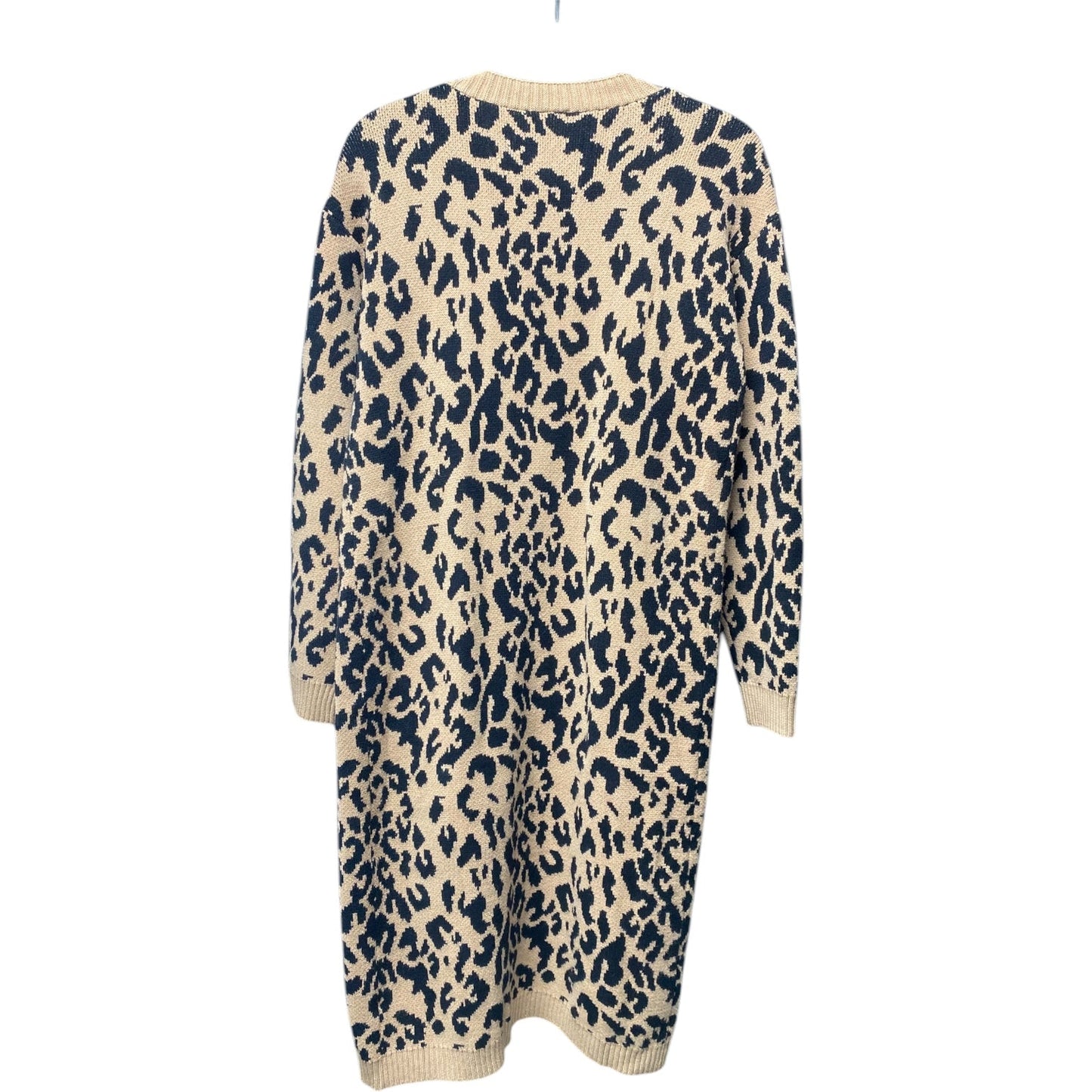 Sweater Cardigan By Windsor In Animal Print, Size: S