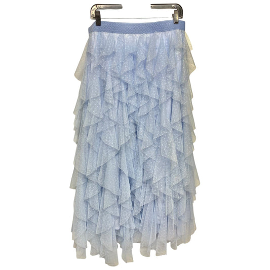 Skirt Midi By Anthropologie In Blue, Size: M