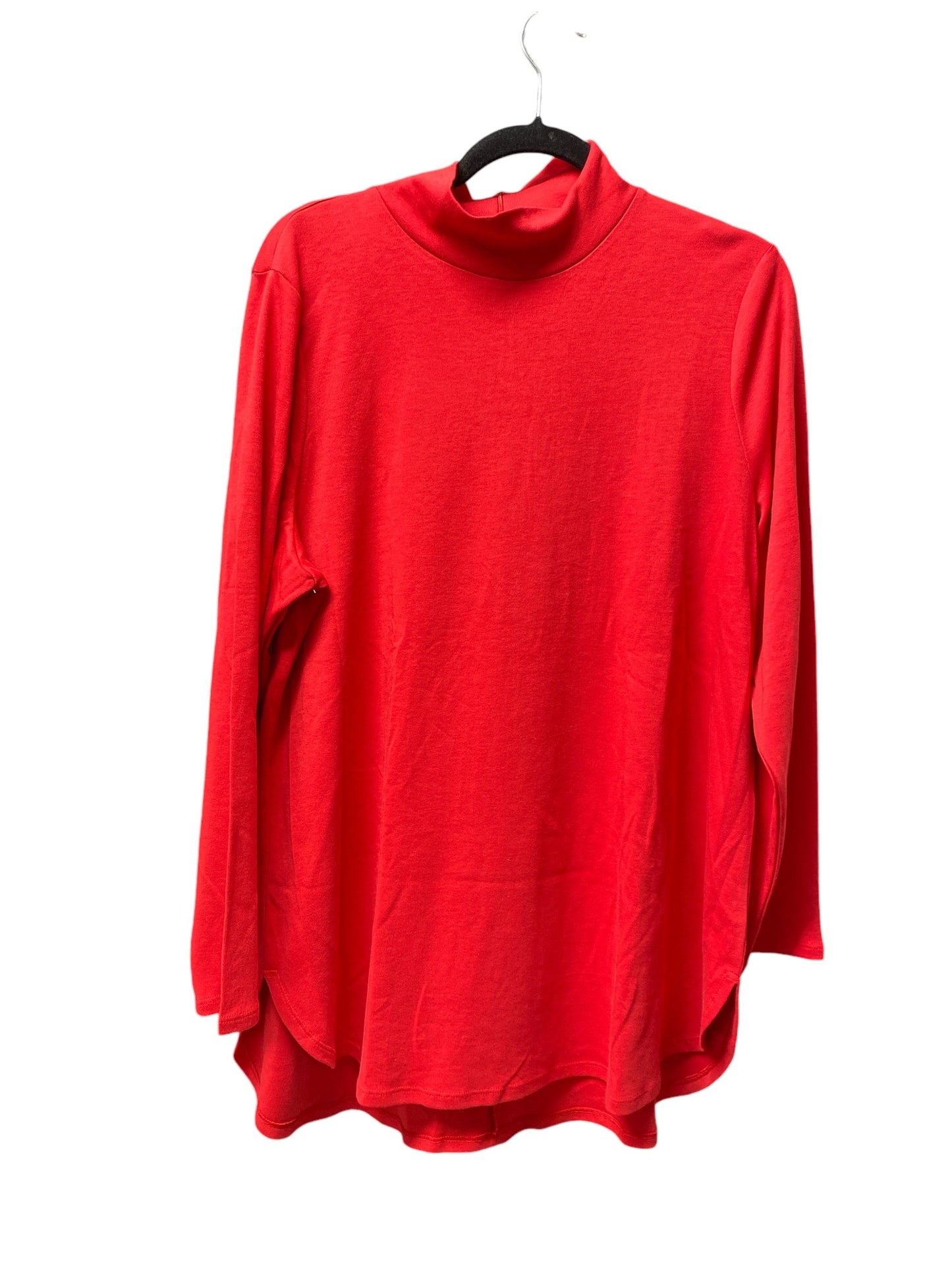 Top Long Sleeve By Chicos In Red, Size: Xl