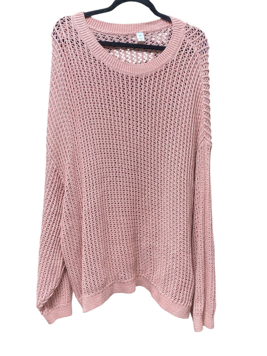 Sweater By Old Navy In Peach, Size: 4x