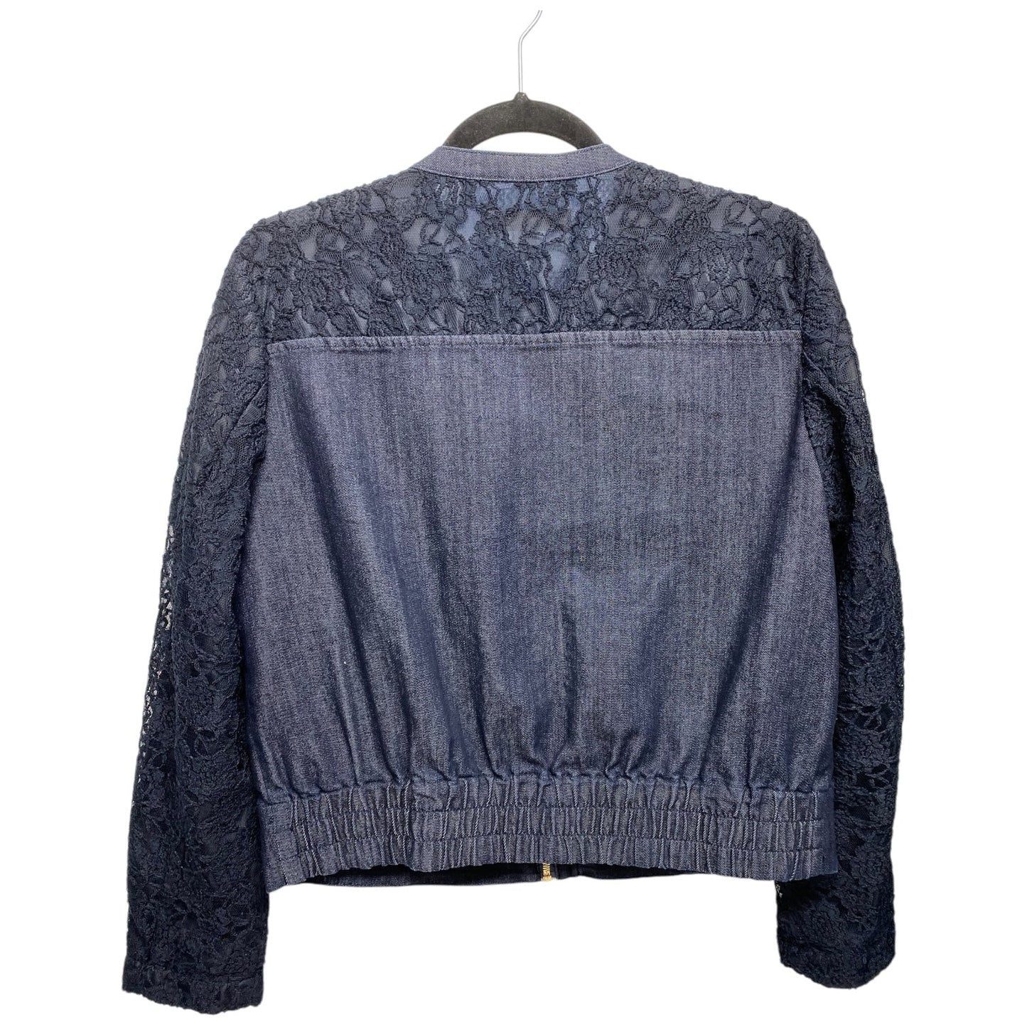 Jacket Denim By Ellen Tracy In Blue Denim, Size: M