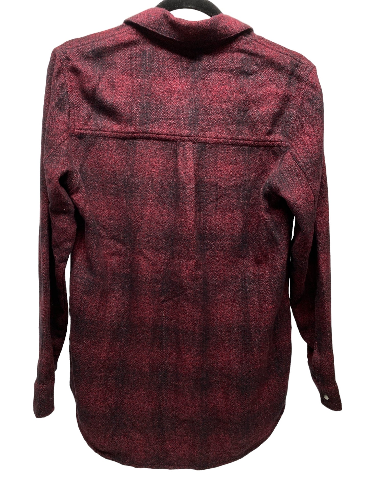 Top Long Sleeve By Hudson In Red, Size: S