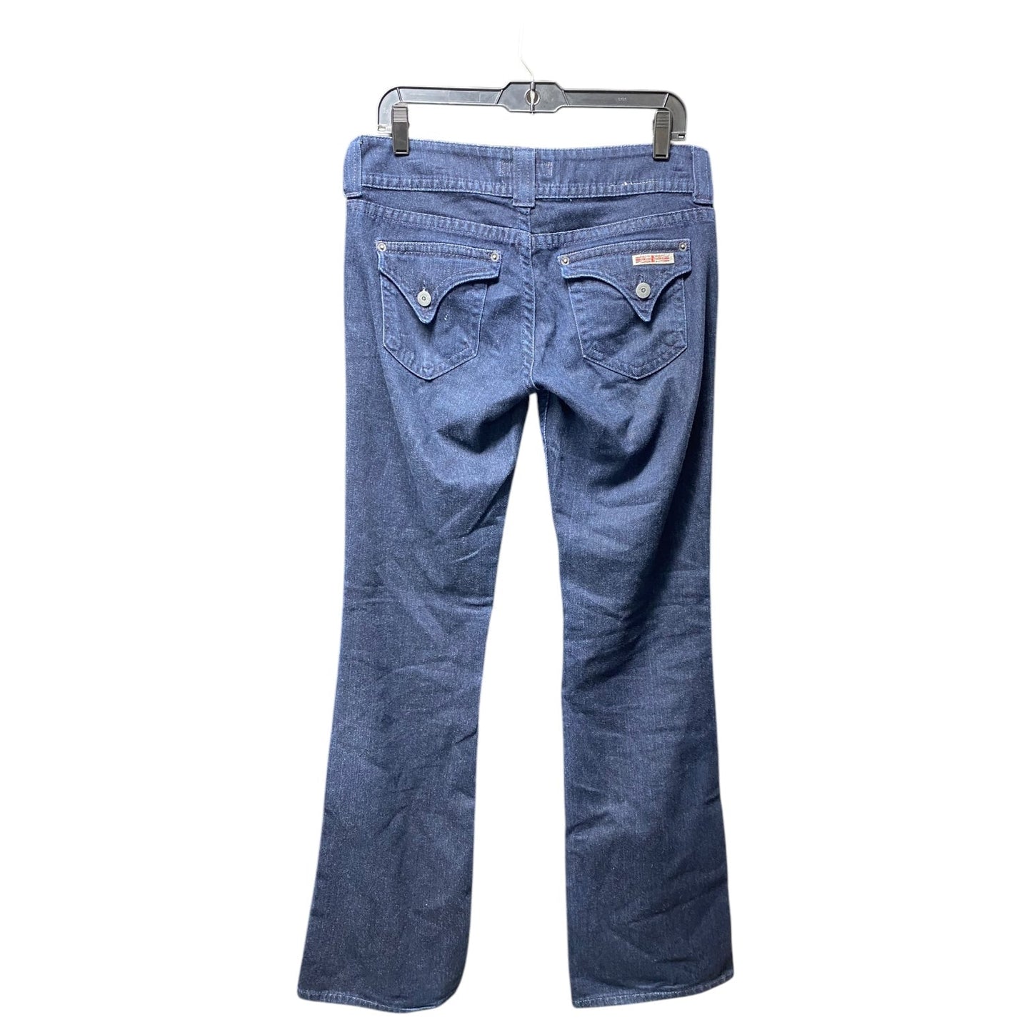 Jeans Flared By Hudson In Blue Denim, Size: 8