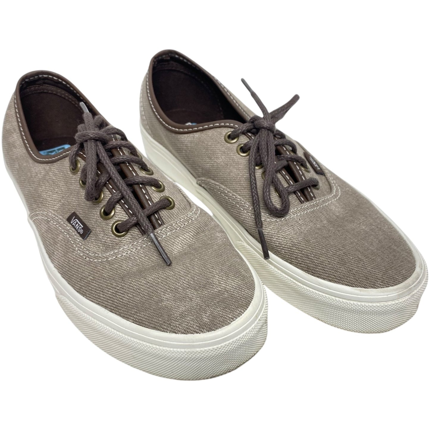 Shoes Sneakers By Vans In Brown, Size: 8