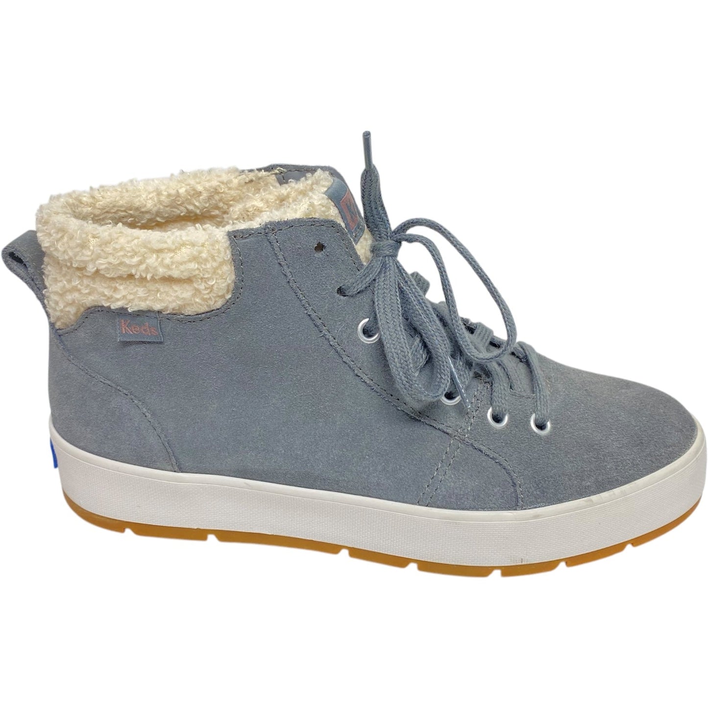 Boots Ankle Flats By Keds In Grey, Size: 7.5