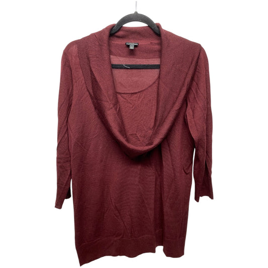 Sweater By Talbots In Maroon, Size: L