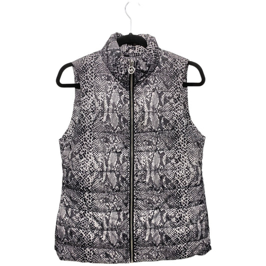 Vest Puffer & Quilted By Michael By Michael Kors In Animal Print, Size: S