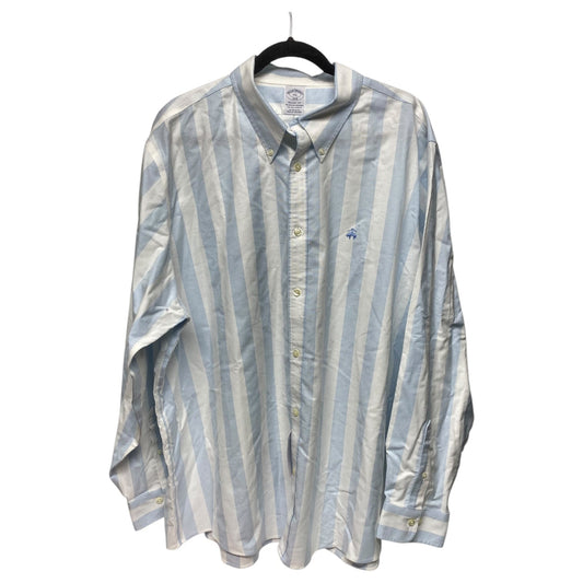 Top Long Sleeve By Brooks Brothers In Striped Pattern, Size: 2x