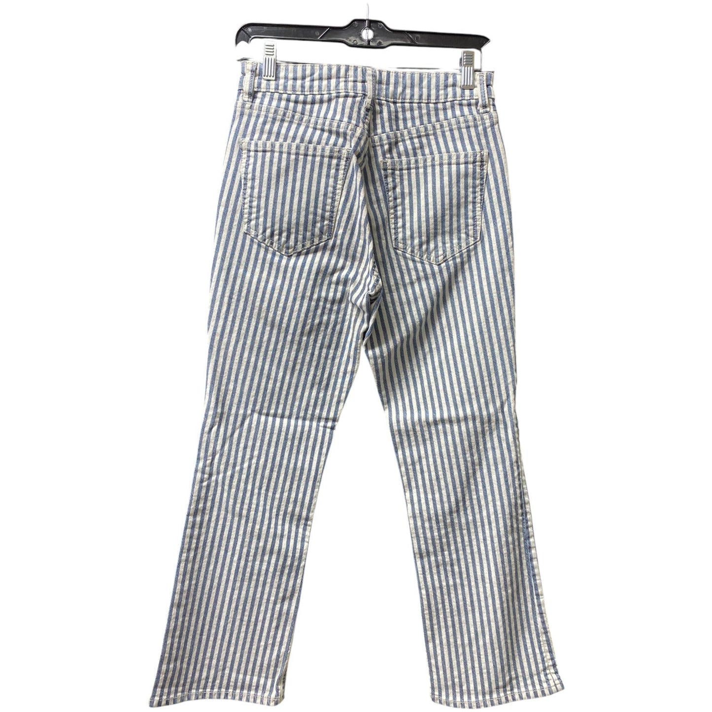 Jeans Flared By Zara In Striped Pattern, Size: 6