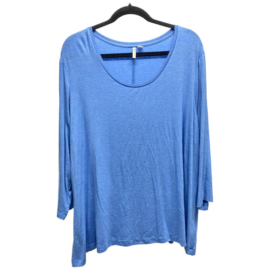 Top Long Sleeve By Cato In Blue, Size: 20