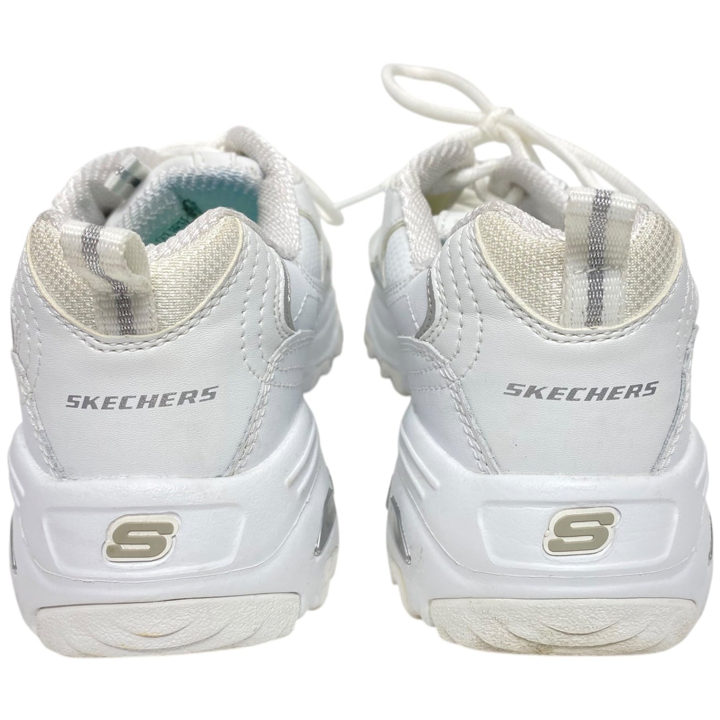 Shoes Sneakers By Skechers In White, Size: 8.5