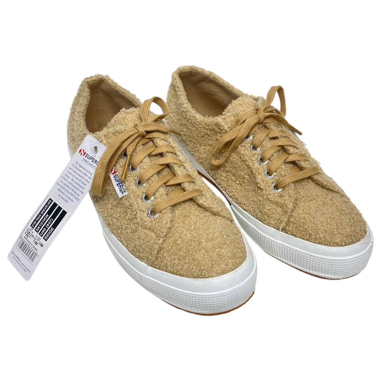 Shoes Sneakers By Superga In Tan, Size: 7