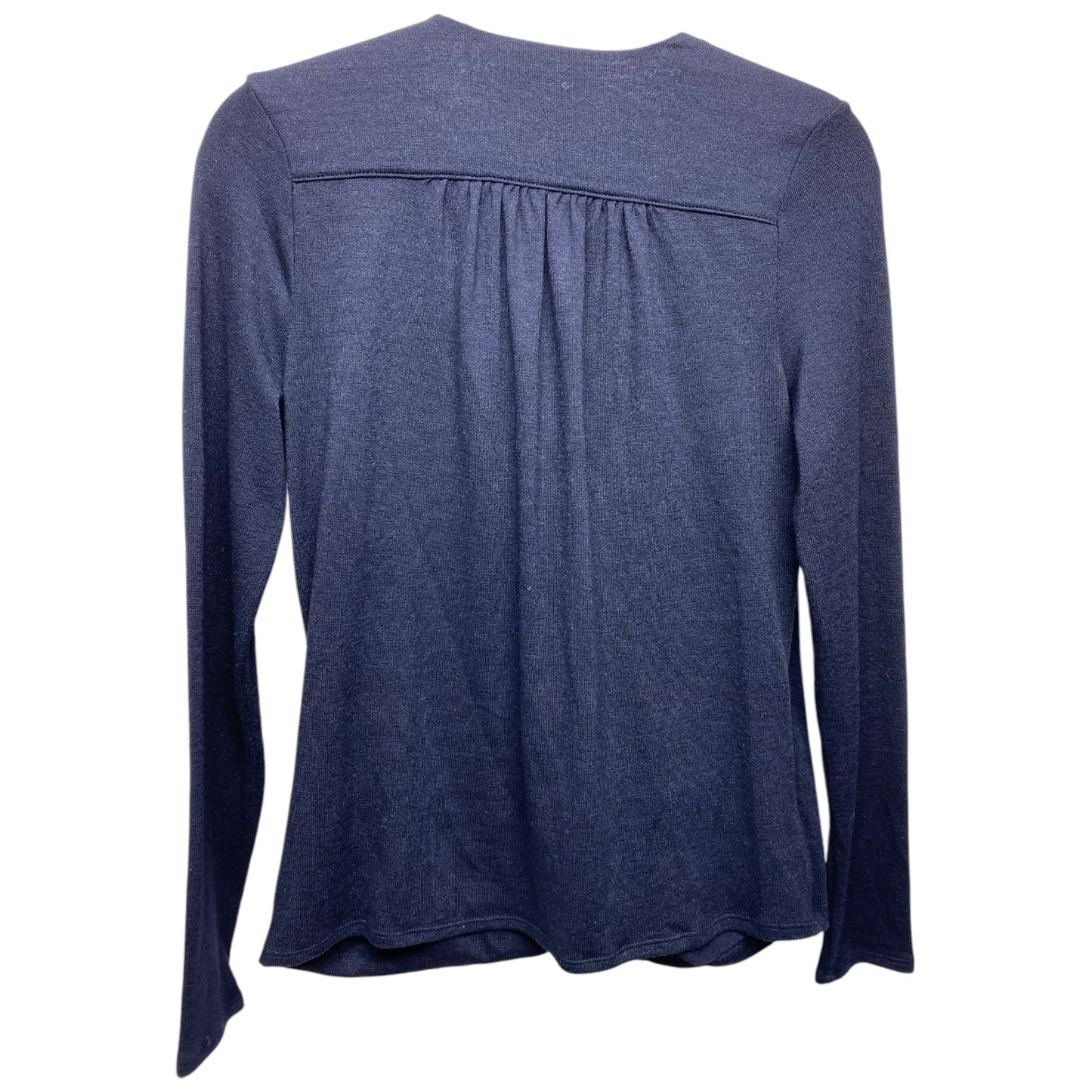 Top Long Sleeve By Banana Republic In Navy, Size: Xs