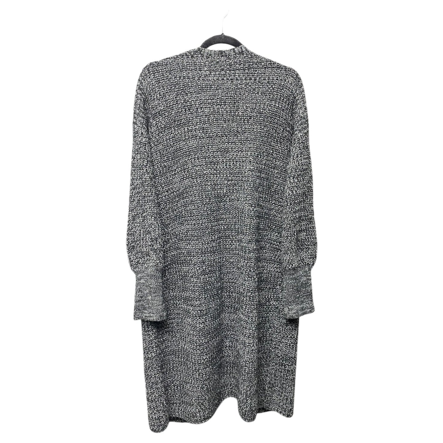 Cardigan By Time And Tru In Black & Grey, Size: M