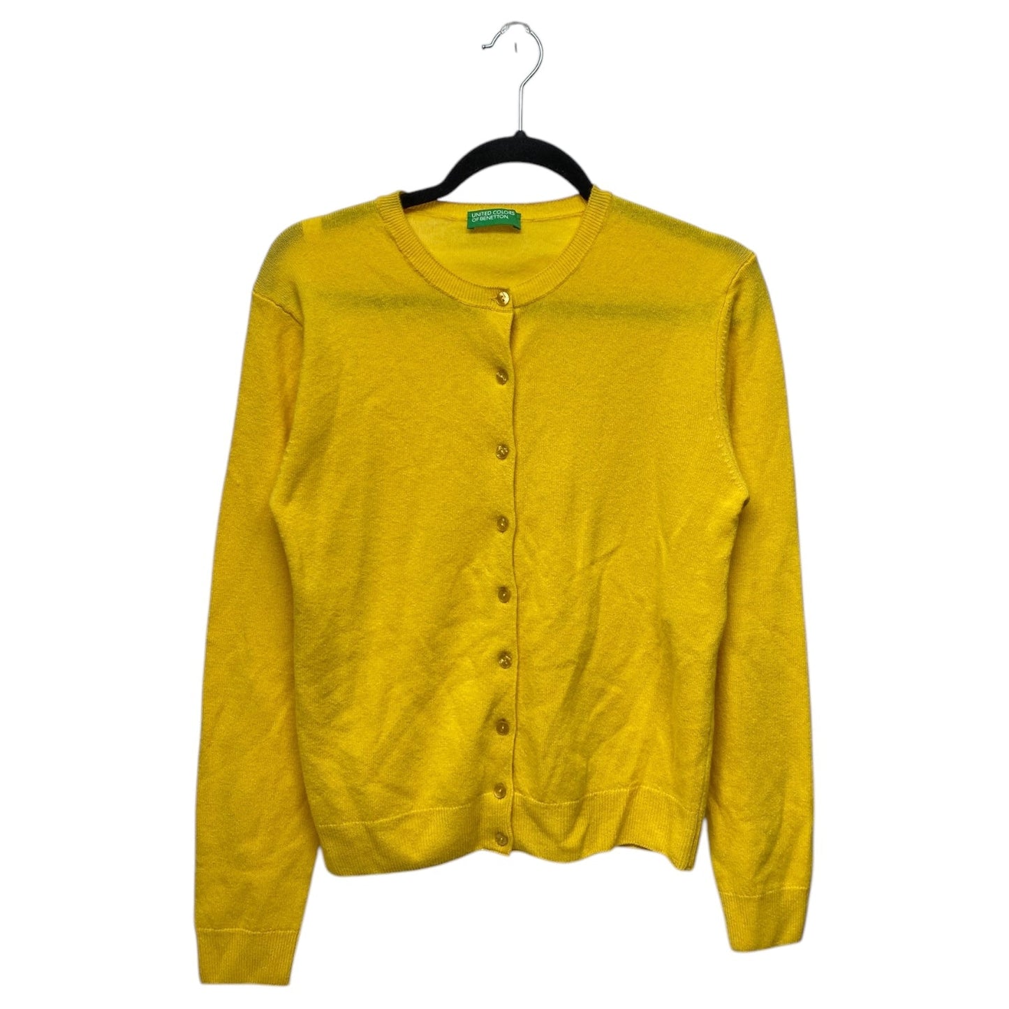 Cardigan By United Colors of Benetton In Yellow, Size: S