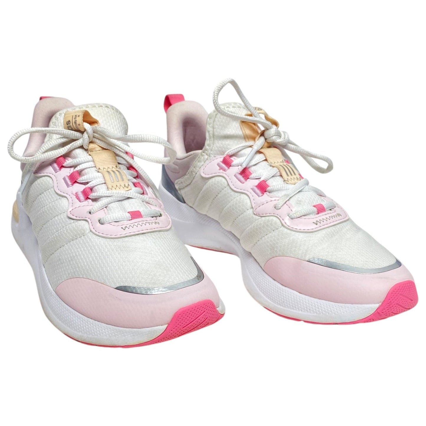 Shoes Athletic By Adidas In Pink & White, Size: 8