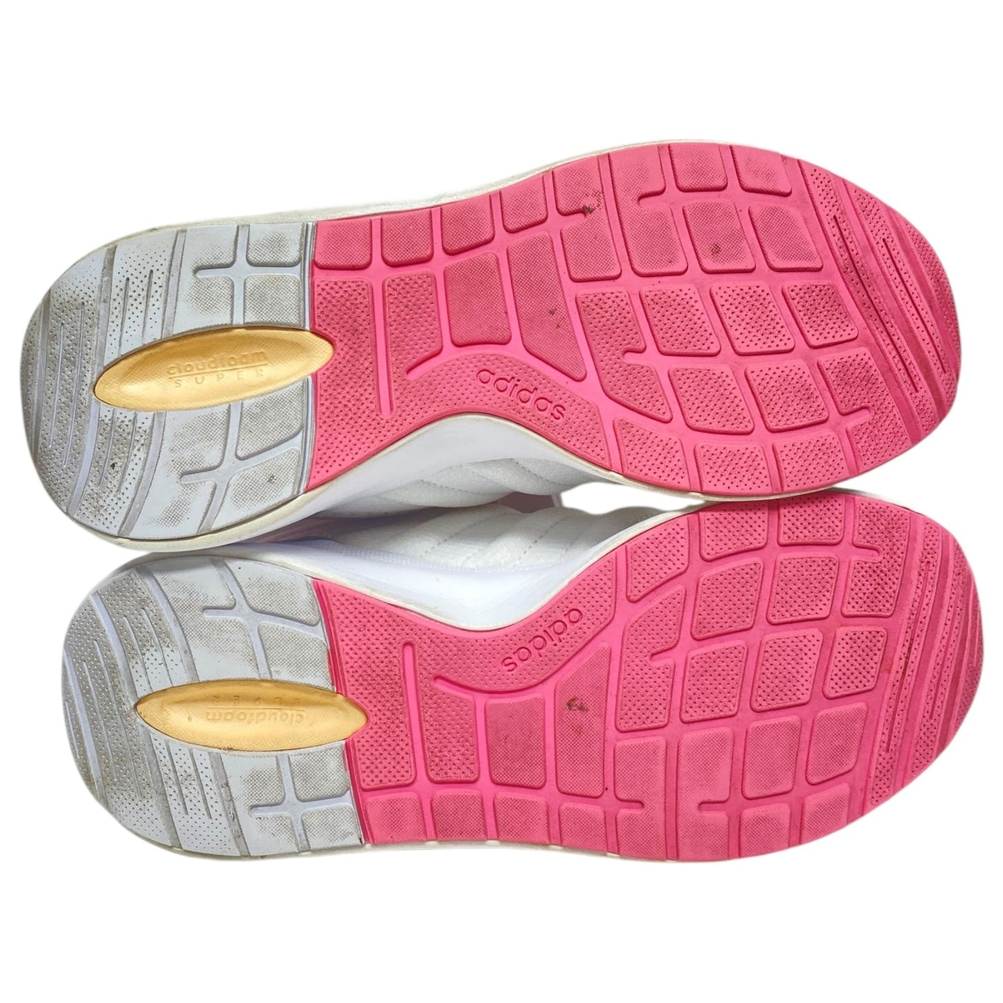 Shoes Athletic By Adidas In Pink & White, Size: 8