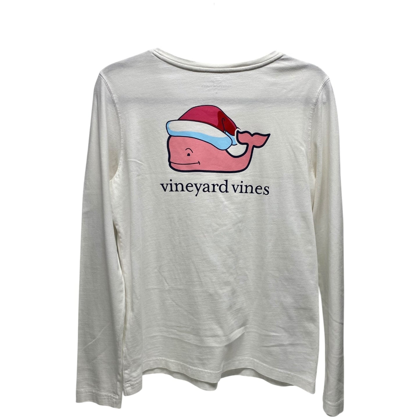 Top Long Sleeve By Vineyard Vines In White, Size: S