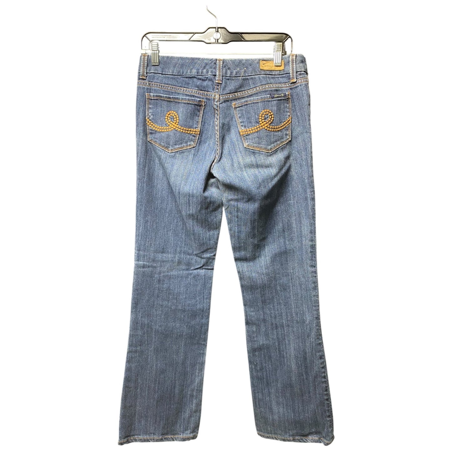 Jeans Boot Cut By Seven 7 In Blue, Size: 8