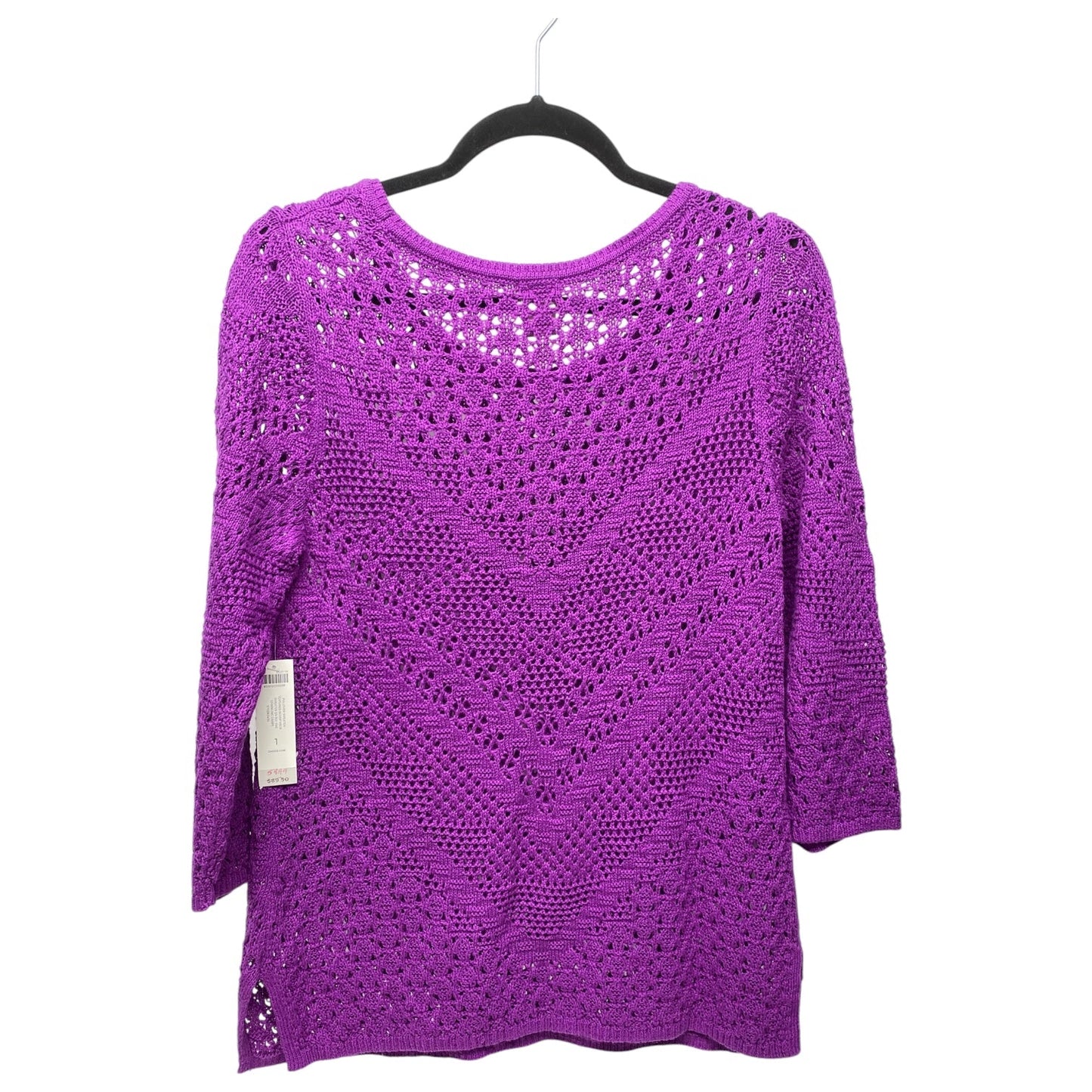 Sweater By Chicos In Purple, Size: M