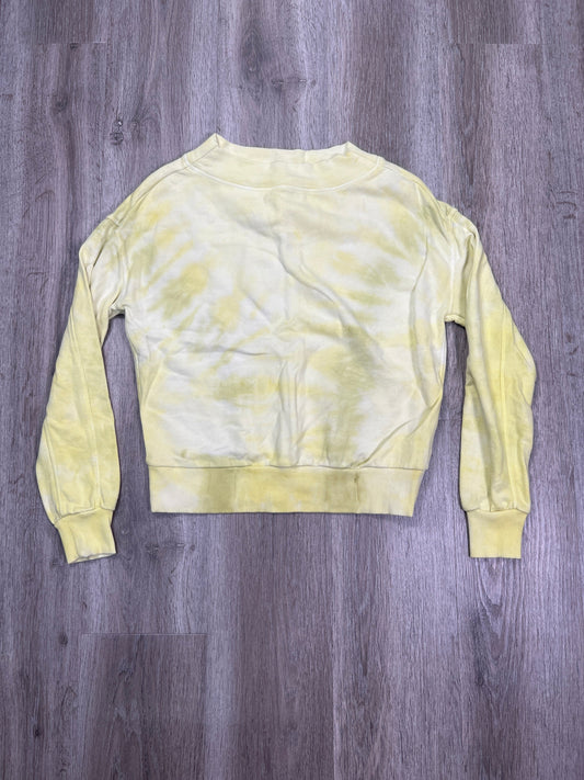 Sweatshirt Crewneck By Pilcro In Yellow, Size: S