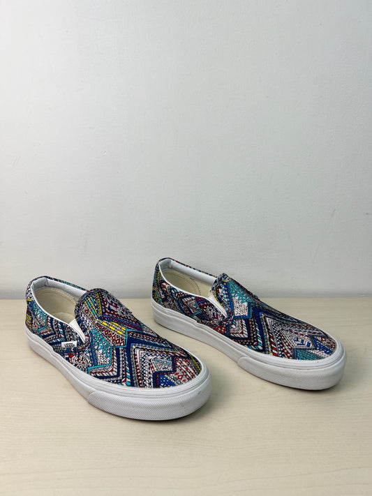 Shoes Sneakers By Vans In Multi-colored, Size: 8