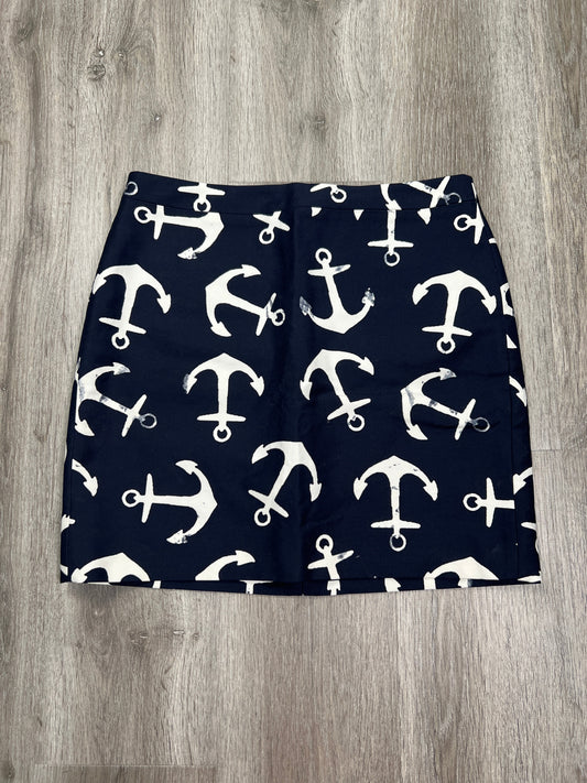 Nautical Print Skirt Mini & Short J. Crew, Size S