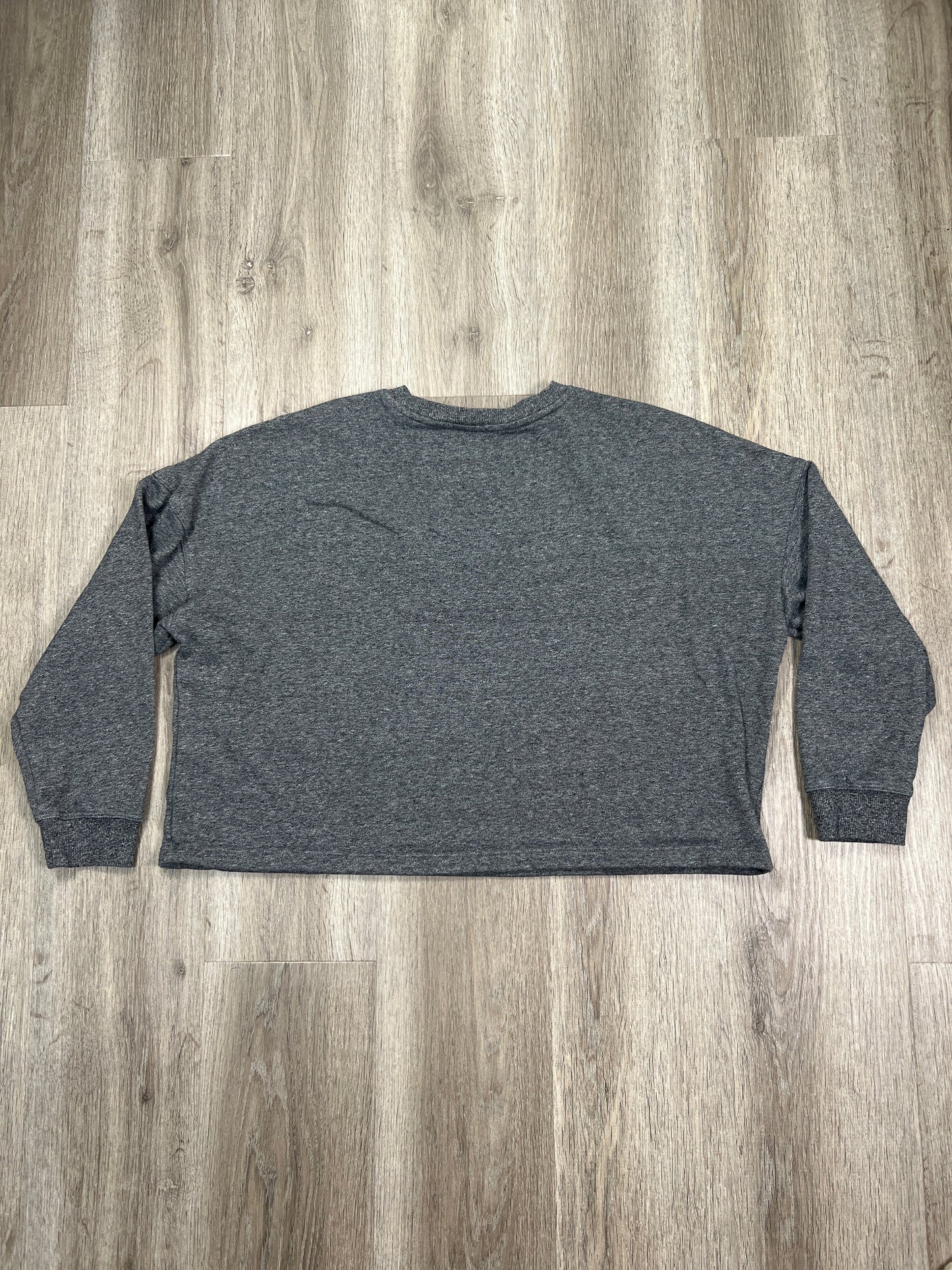 Sweatshirt Crewneck By Calvin Klein In Grey, Size: L