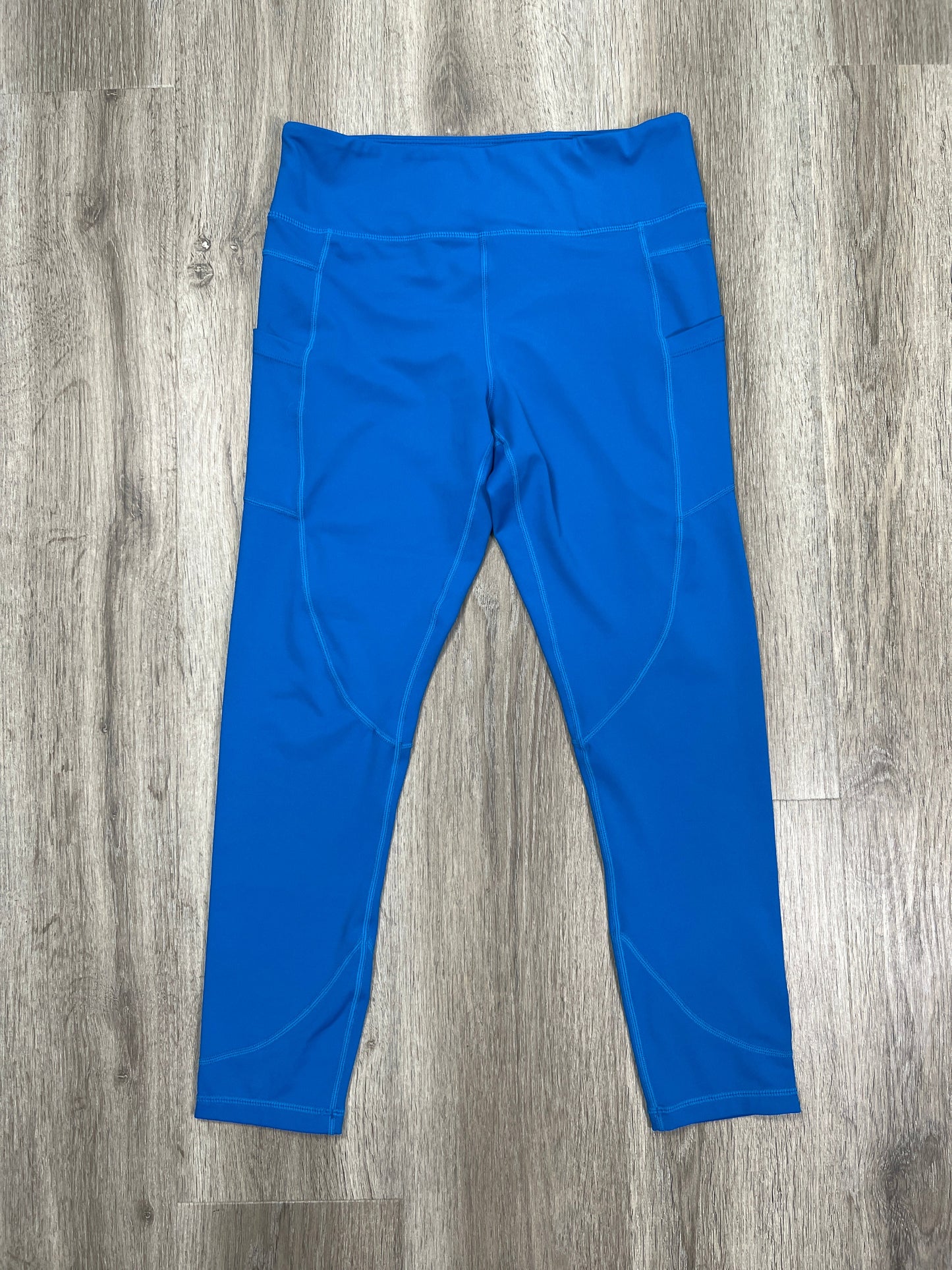 Athletic Leggings By Zyia In Blue, Size: M