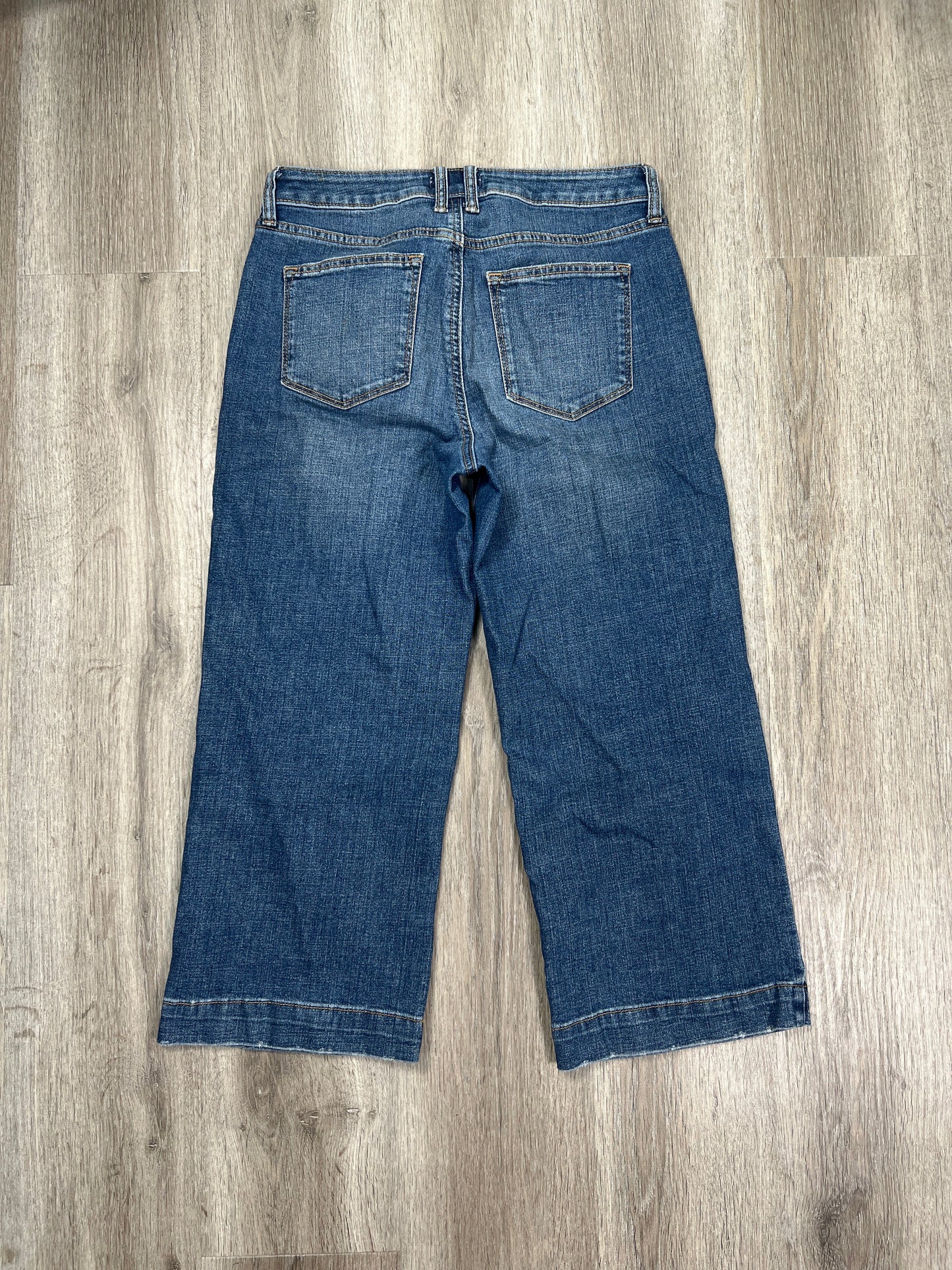 Jeans Cropped By Sonoma In Blue Denim, Size: 6