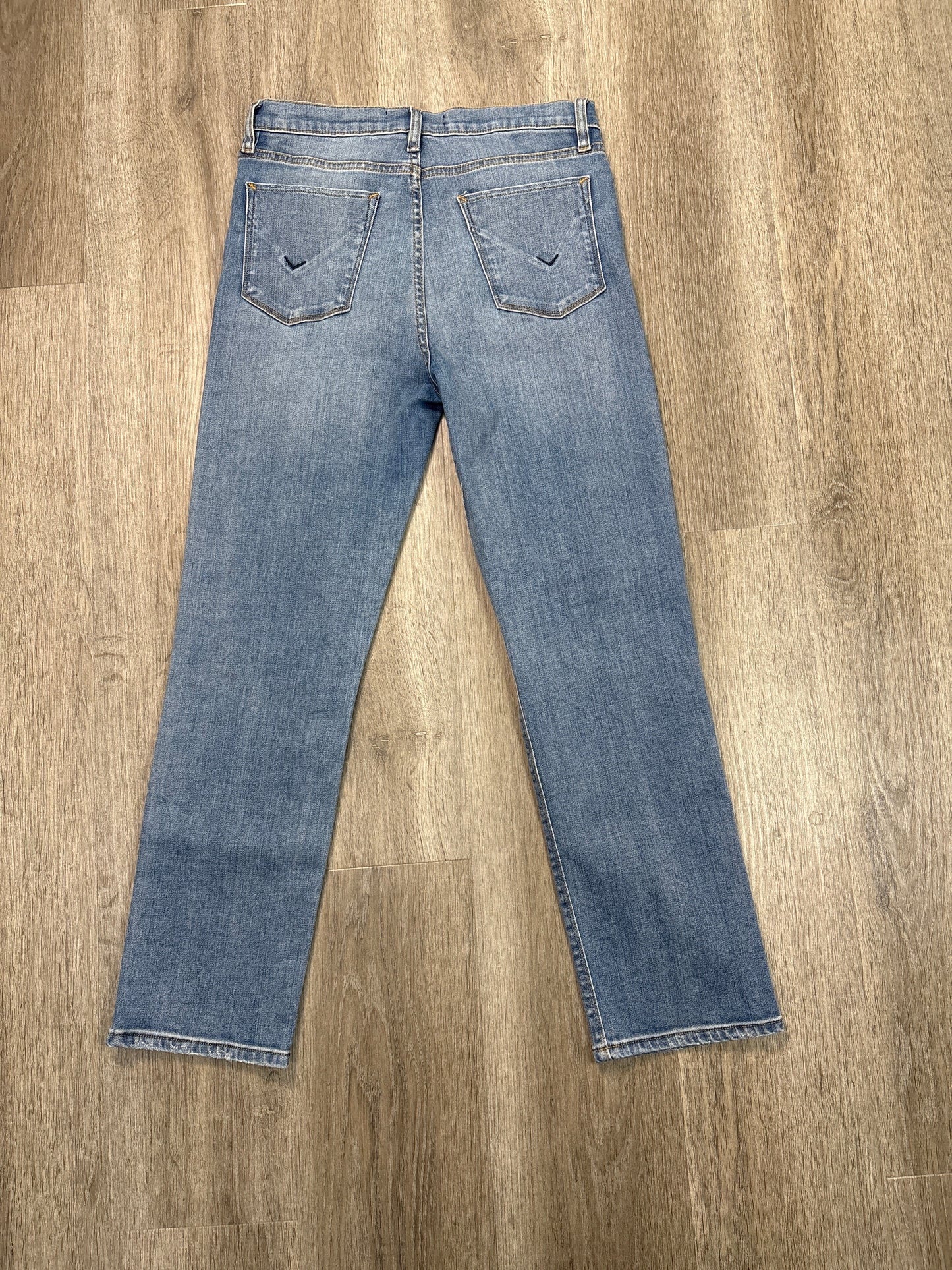 Jeans Straight By Hudson In Blue Denim, Size: 6