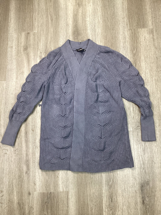 Cardigan By Express In Blue, Size: M