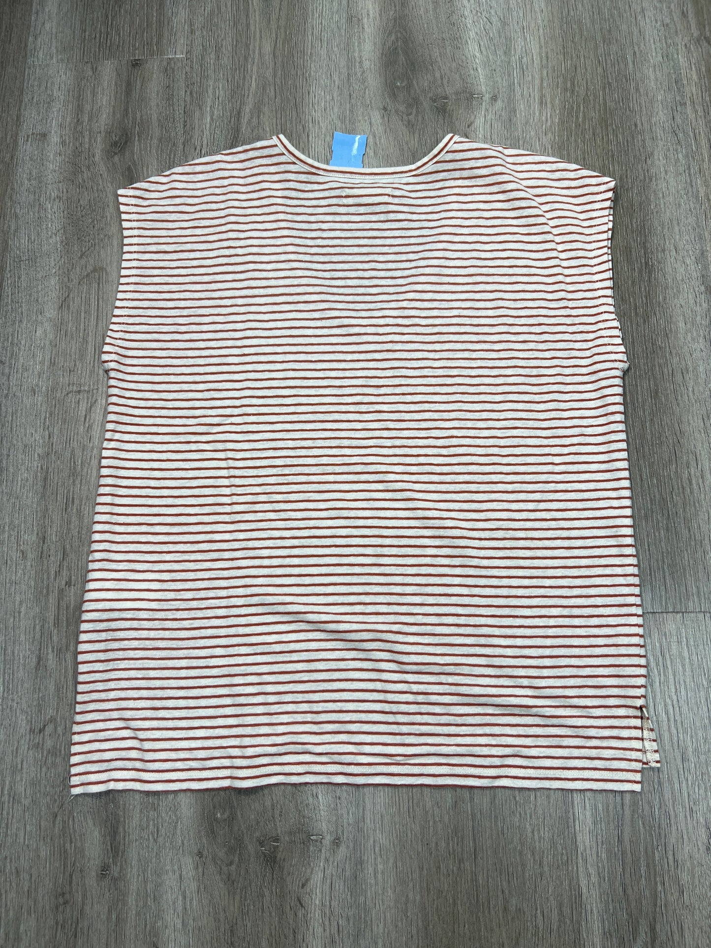 Top Short Sleeve Basic By Madewell In Striped Pattern, Size: S