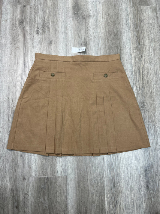 Skirt Mini & Short By Loft In Tan, Size: Xl