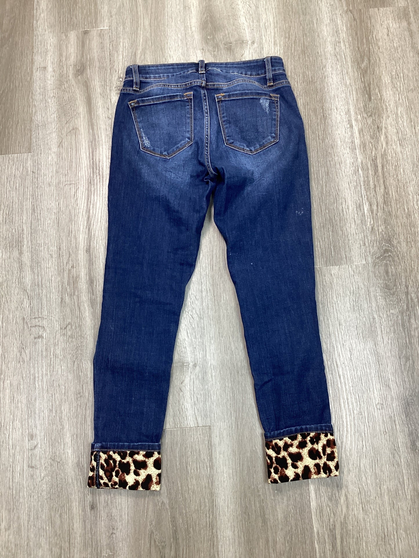 Jeans Skinny By Kancan In Blue Denim, Size: 4