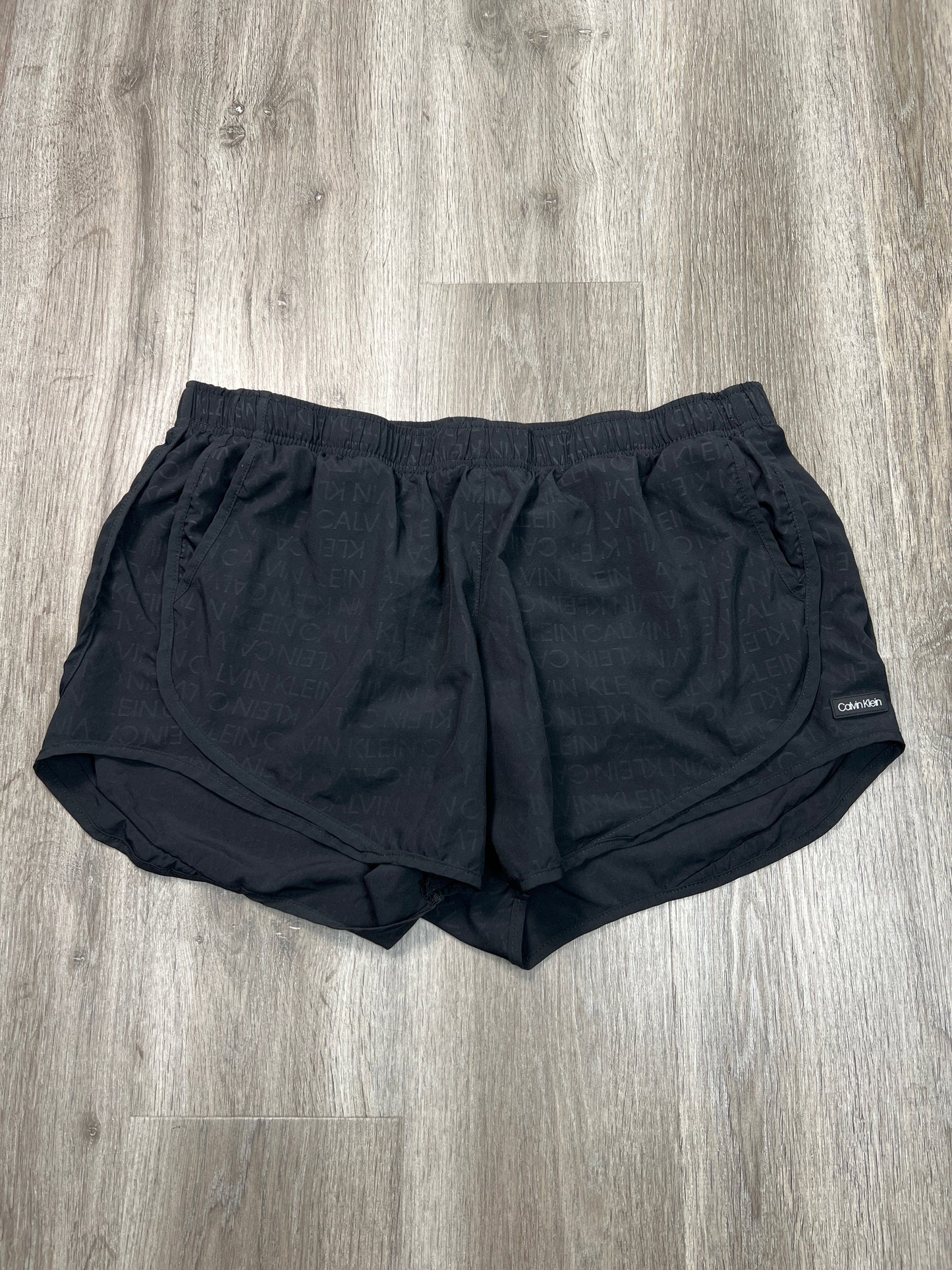 Athletic Shorts By Calvin Klein Performance In Black, Size: Xxl