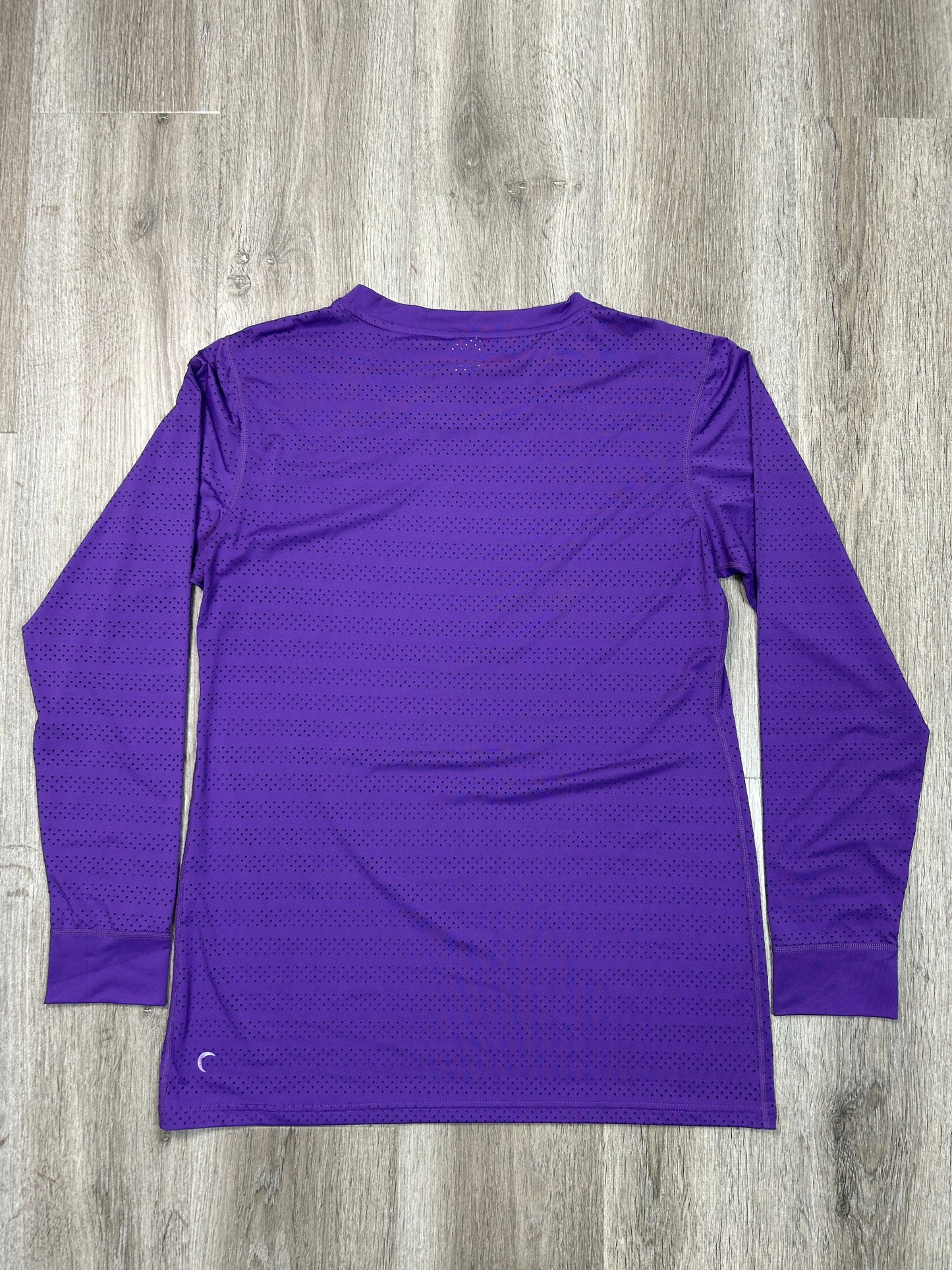 Athletic Top Long Sleeve Crewneck By Zyia In Purple, Size: Xxl