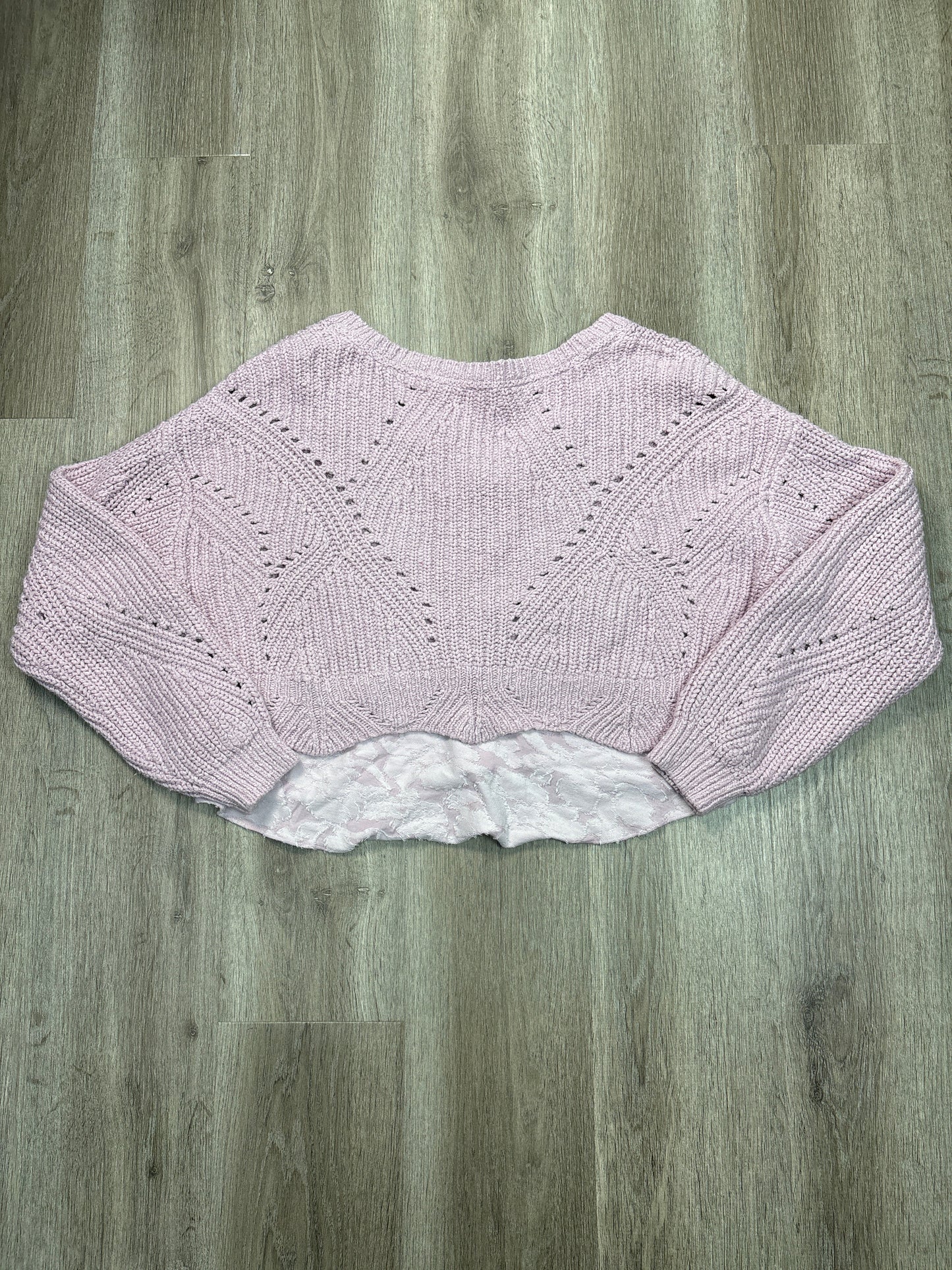 Sweater By Anthropologie In Pink, Size: Xl