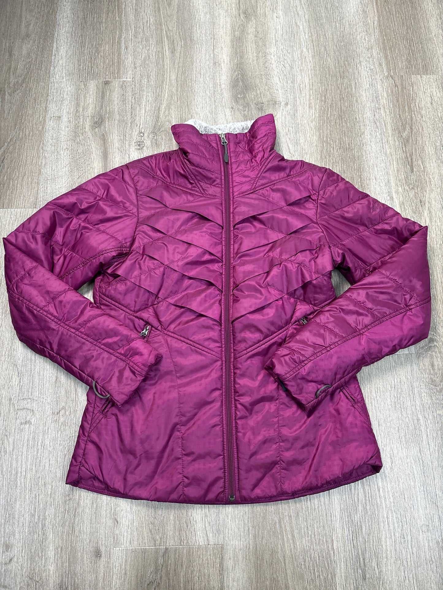 Jacket Puffer & Quilted By Columbia In Maroon, Size: M