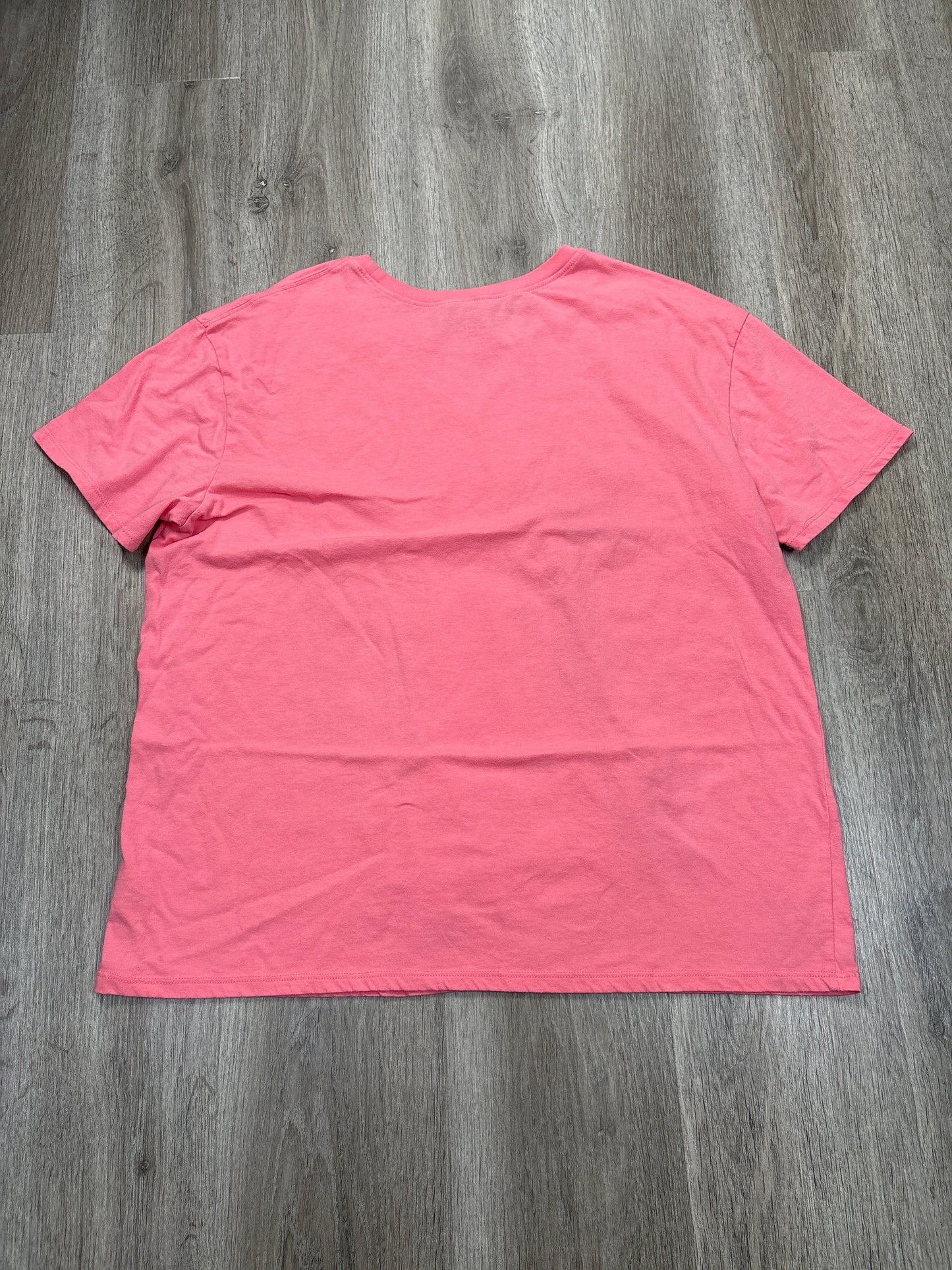 Top Short Sleeve By Time And Tru In Pink, Size: Xl