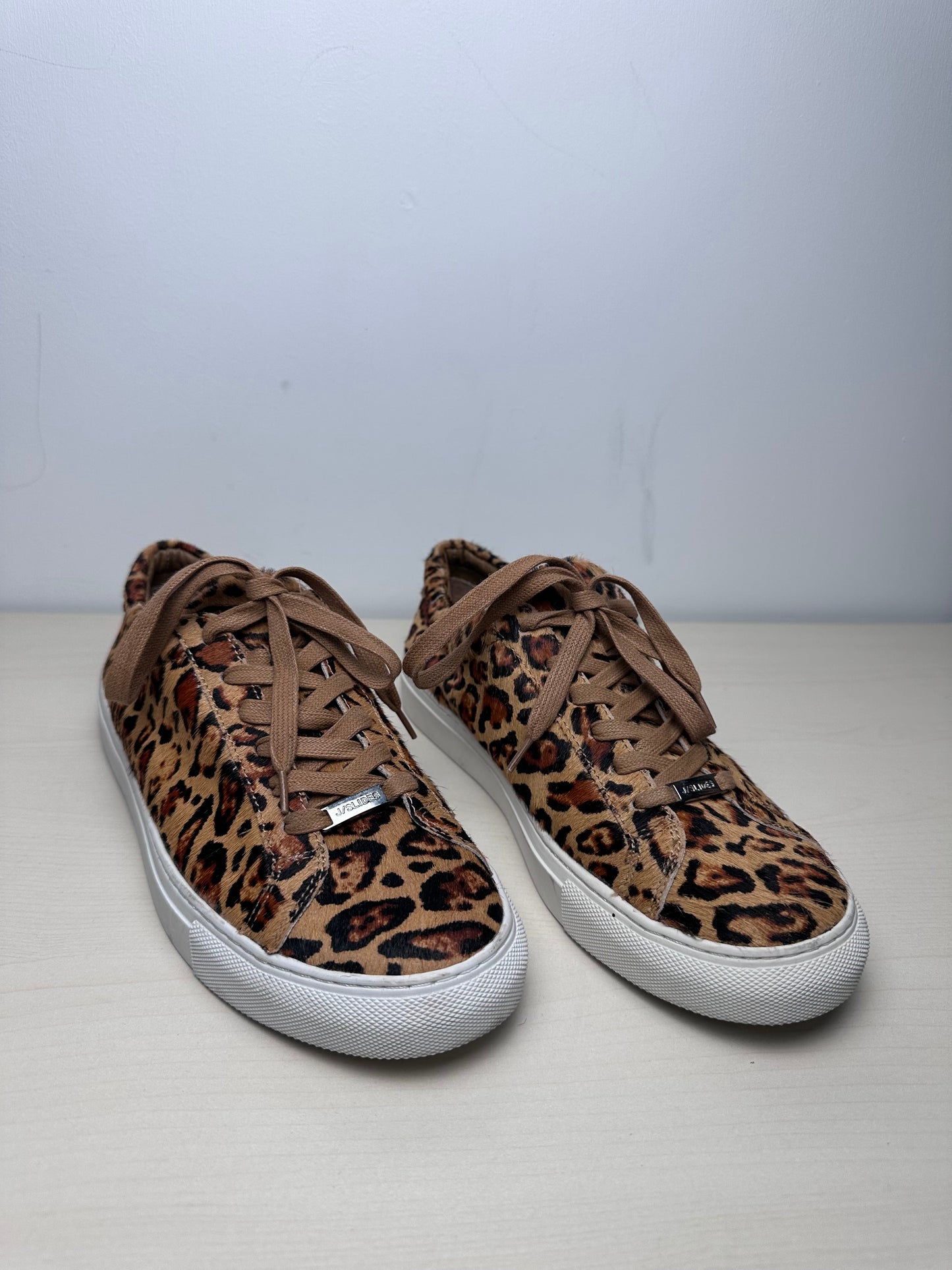 Shoes Sneakers By J Slides In Leopard Print, Size: 8